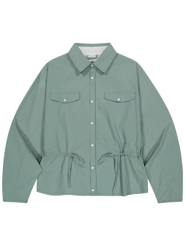 OG nylon crop shirt light khaki - OFFGRID - BALAAN 4