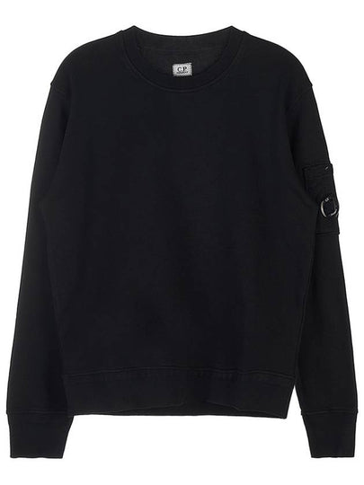 Cotton Fleece Sweatshirt Black - CP COMPANY - BALAAN 2