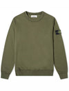 Waffen Patch Sweatshirt Khaki - STONE ISLAND - BALAAN.