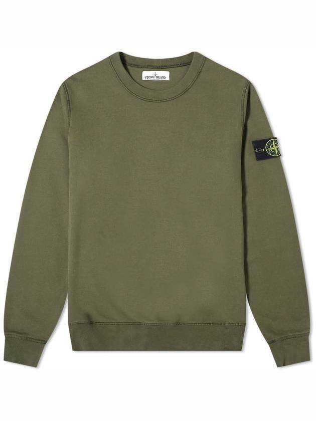 Waffen Patch Sweatshirt Khaki - STONE ISLAND - BALAAN.