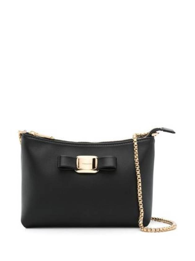 Mini Cross Bag Black - SALVATORE FERRAGAMO - BALAAN 1