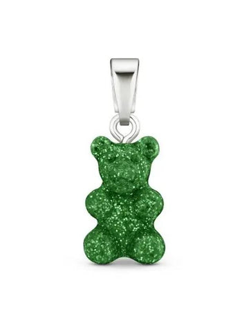 NOSTALGIA BEAR GREEN HAZE CLASSIC CONNECTOR SILVER WOMEN'S CHARM - CRYSTAL HAZE - BALAAN 1