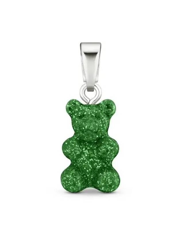 NOSTALGIA BEAR GREEN HAZE CLASSIC CONNECTOR SILVER WOMEN'S CHARM - CRYSTAL HAZE - BALAAN 2