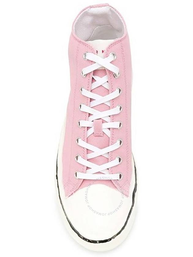 cotton high-top sneakers pink - MARNI - BALAAN 4