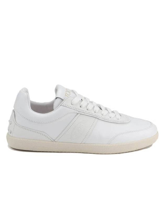 Leather Low Top Sneakers White - TOD'S - BALAAN.