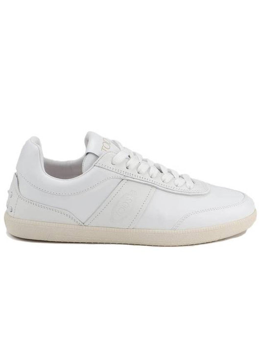 Leather Low Top Sneakers White - TOD'S - BALAAN 1