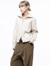 Four Woman Women s Soft Cable Zip up Knit Cardigan Oatmeal W243TP03OT - CHANCE'S NOI - BALAAN 2