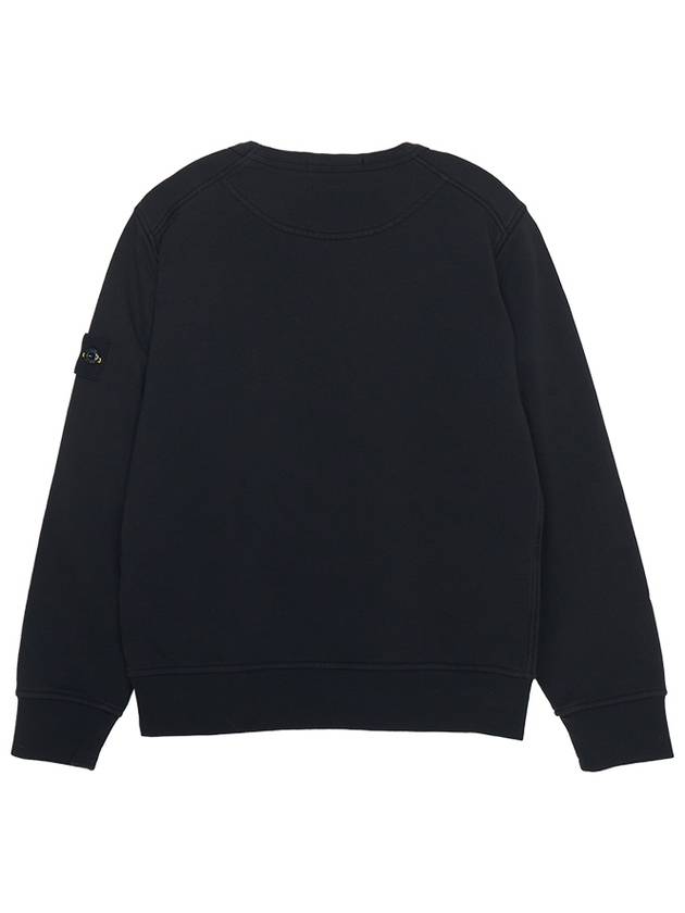 Kids Wappen Patch Crew Neck Sweatshirt Black - STONE ISLAND - BALAAN 3