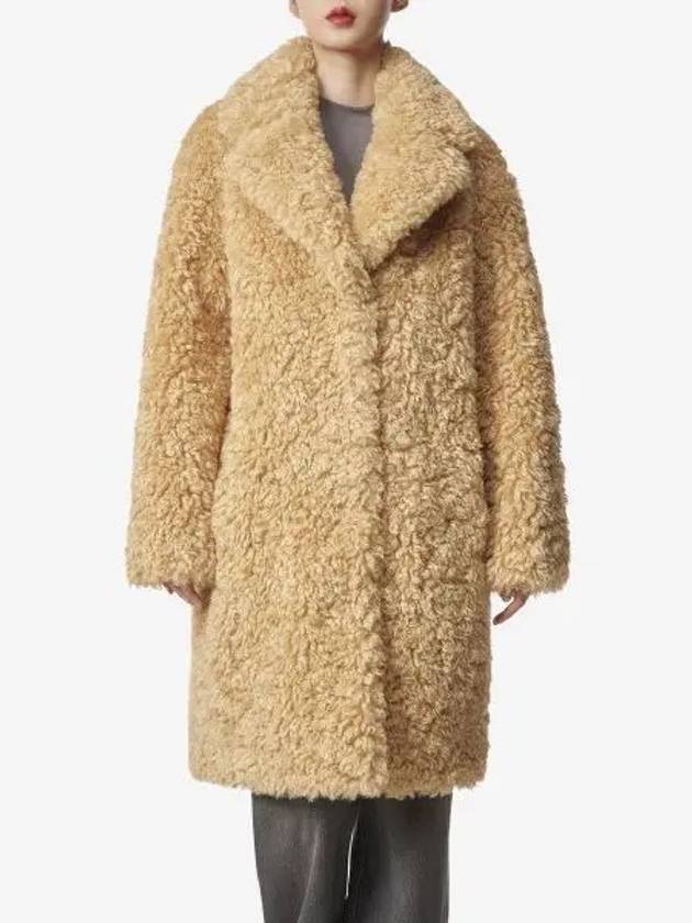 Camille Cocoon Coat Camel 61137906112260 - STAND STUDIO - BALAAN 1