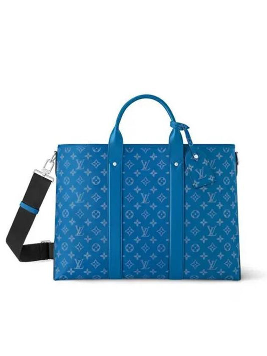 Men's Weekend Taigarama Tote Bag Blue - LOUIS VUITTON - BALAAN 2