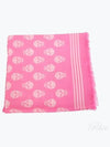 Skull Wool Scarf Pink - ALEXANDER MCQUEEN - BALAAN 2