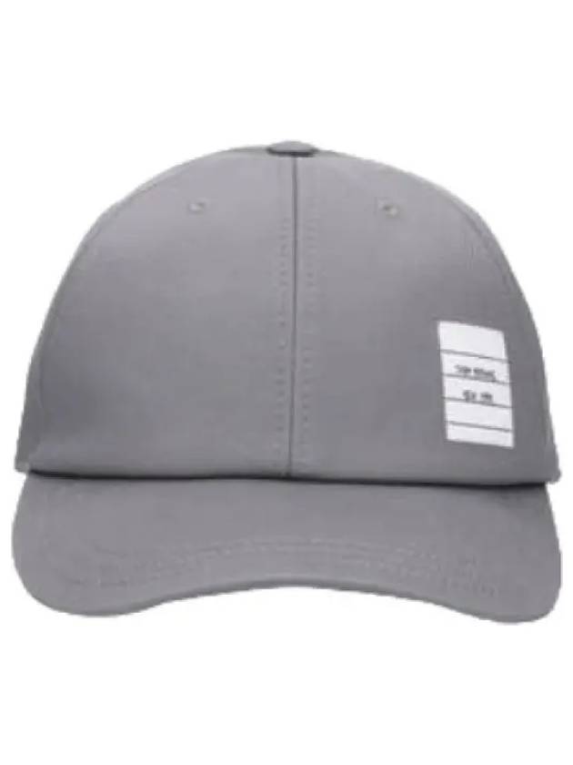 Classic Logo Patch Ball Cap Grey - THOM BROWNE - BALAAN 2