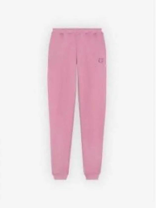 Bold Foxhead Patch Regular Jogger Track Pants Pink - MAISON KITSUNE - BALAAN 2