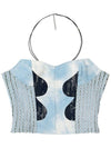 DENIM CORSET TUBE TOP LIGHT BLUE - DON’T ASK MY PLAN - BALAAN 3