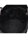 Embossed Logo Leather Tote Bag Black - PRADA - BALAAN 7