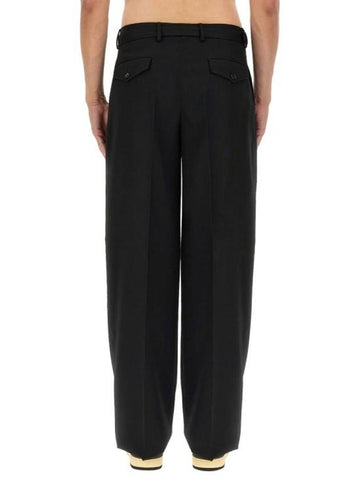 Straight Pants RM TR0004 4885 E2310 BLACK - LANVIN - BALAAN 1