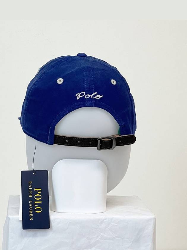 Cotton Ball Cap Blue - POLO RALPH LAUREN - BALAAN 6