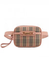 Link Vintage Check Belt Bag Pink - BURBERRY - BALAAN 1