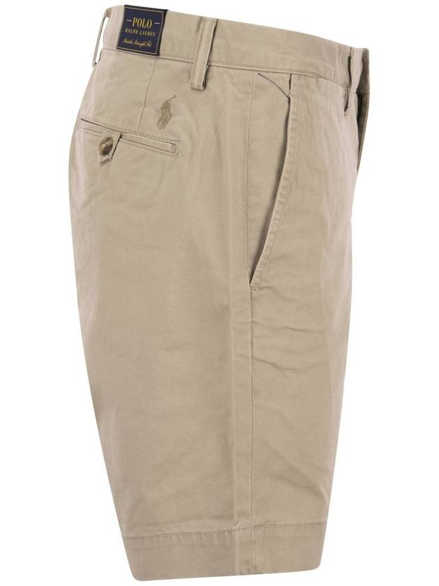 Stretch Classic Chino Shorts Beige - POLO RALPH LAUREN - BALAAN 4