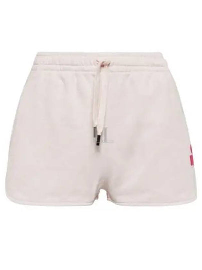 Mifa Logo Print Cotton Shorts Light Pink - ISABEL MARANT - BALAAN 2