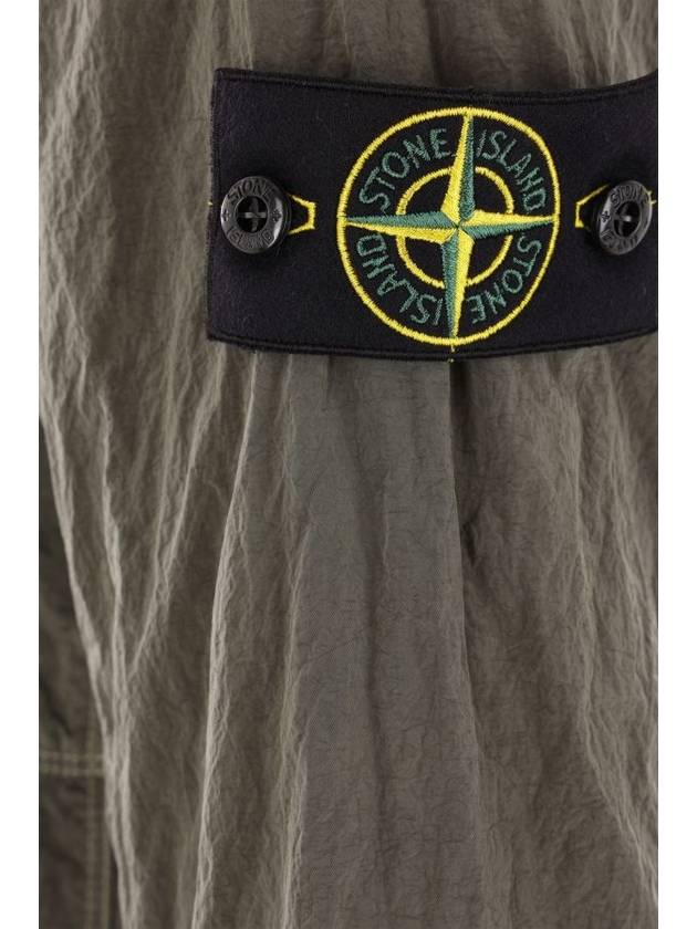 Nylon Metal Econyl Long Sleeve Shirt Green - STONE ISLAND - BALAAN 4