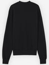 Bold Fox Head Cotton Sweatshirt Black - MAISON KITSUNE - BALAAN 3