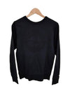 Men's Embossed Logo Reversible Sweatshirt Black - STONE ISLAND - BALAAN 5