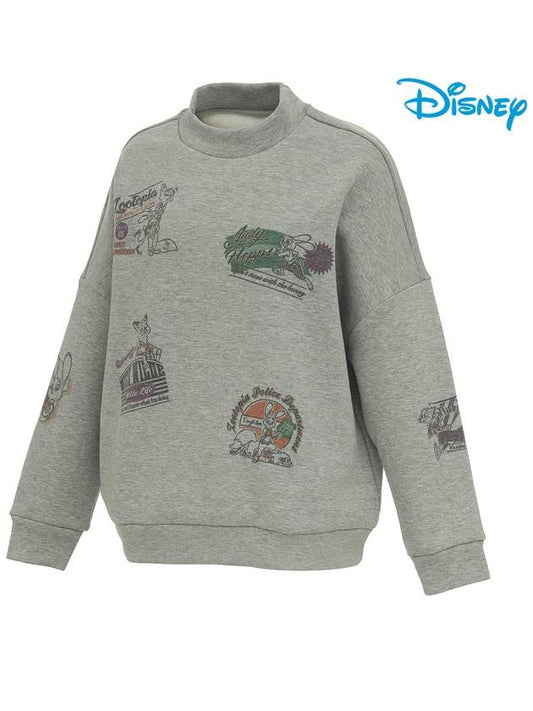 Women s Artwork Brushed Sweatshirt Long Sleeve Round T Shirt DL4LTR031 - DISNEY GOLF - BALAAN 2