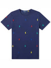 Logo Cotton Short Sleeve T-Shirt Navy - POLO RALPH LAUREN - BALAAN 1