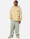 AU Australia 8 BALL CHENILLE Hooded Sweatshirt ST0M0472 Khaki Beige MENS - STUSSY - BALAAN 4