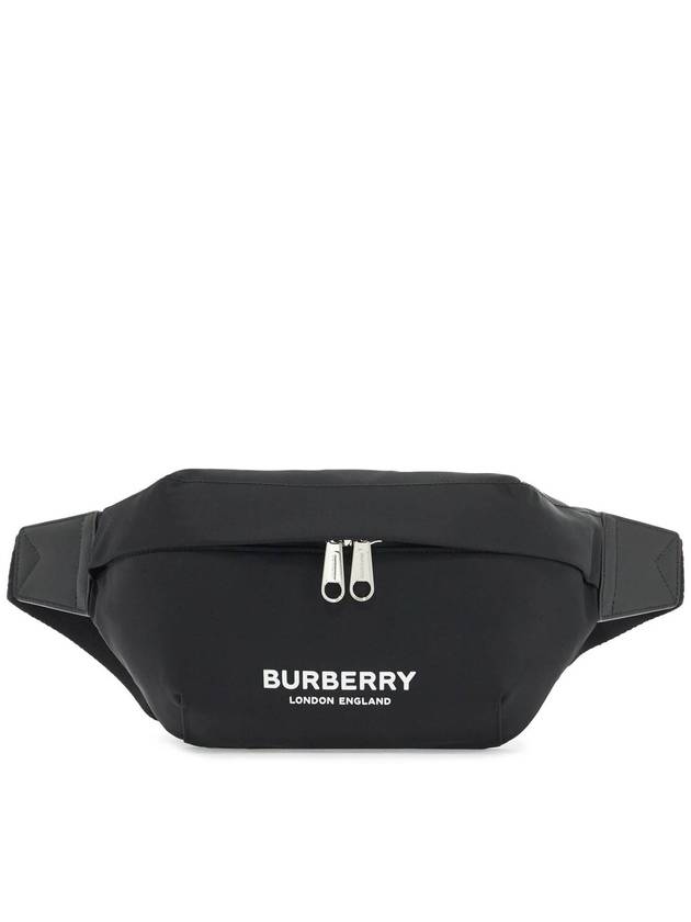 Logo Print Nylon Sonny Bum Belt Bag Black - BURBERRY - BALAAN 2