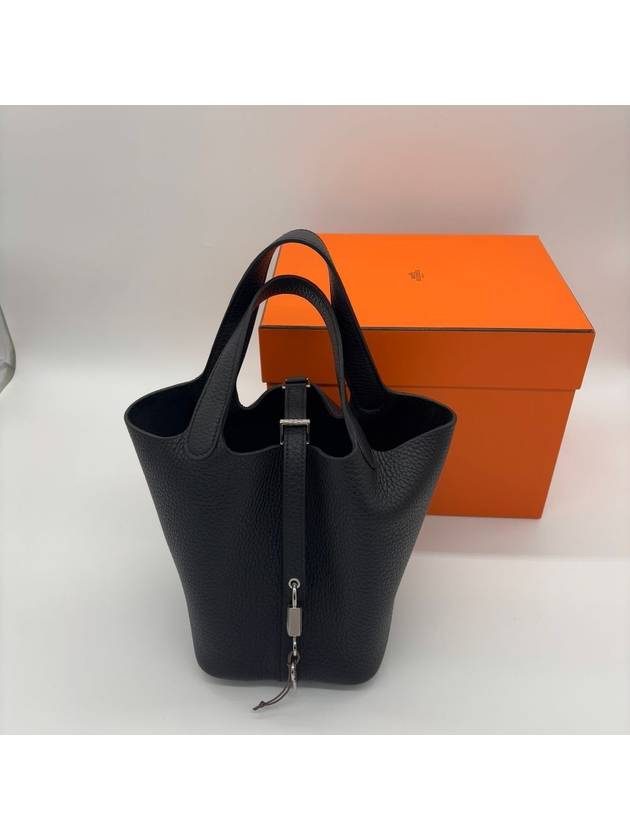 Picotin Lock 18 Tote Bag Noir - HERMES - BALAAN 2