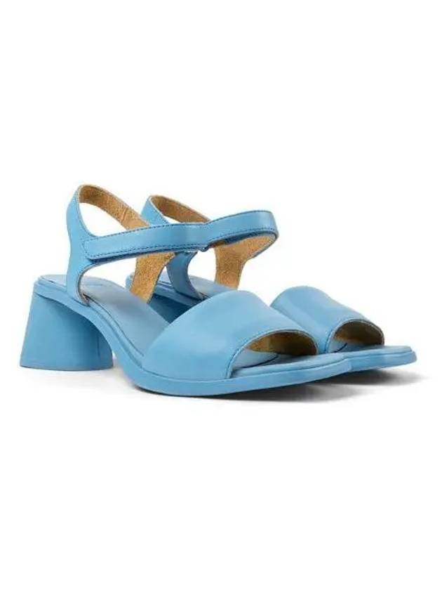 Kiara Leather Sandals Heel Blue - CAMPER - BALAAN 2