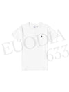 Men's Embroidered Pony Short Sleeve T-Shirt White - POLO RALPH LAUREN - BALAAN 5