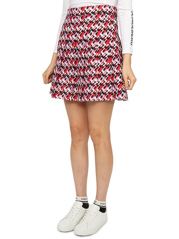 Golf ADINA PRINT SKIRT GWSD09155 Q280 Women's Adina Print Skirt - J.LINDEBERG - BALAAN 3