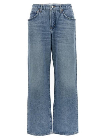 Denim Straight Pants A91221371RENOUNCE Blue - AGOLDE - BALAAN 1