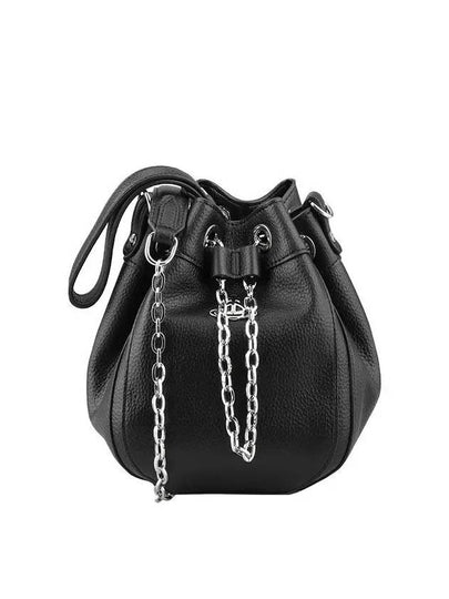 4C030004W S000D N403 Chrissy Small Bucket Bag Black - VIVIENNE WESTWOOD - BALAAN 2