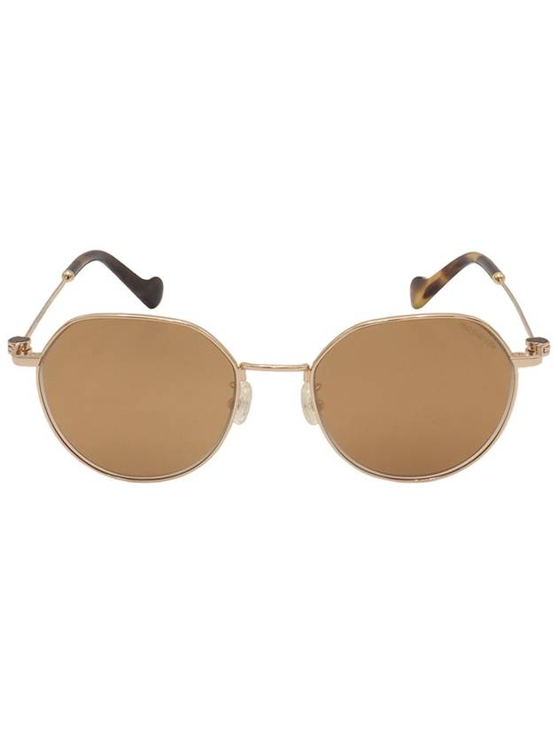 Rose gold half mirror gradient unisex sunglasses - MONCLER - BALAAN 3