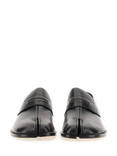 Men's Tabi Leather Loafer Black - MAISON MARGIELA - BALAAN 2