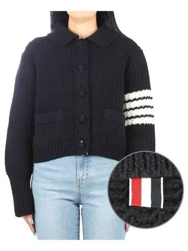 Women s line armband cardigan 270335 - THOM BROWNE - BALAAN 1