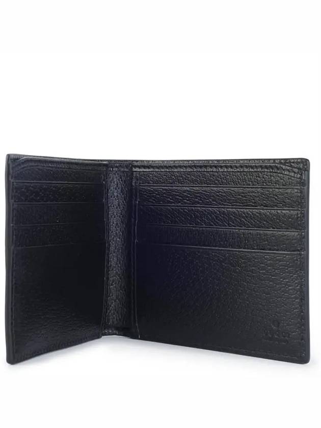 GG Marmont Leather Bi Fold Wallet Black Gold - GUCCI - BALAAN 4