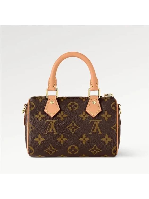 Nano Speedy Monogram Tote Bag Brown - LOUIS VUITTON - BALAAN 9