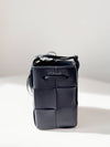 Intrecciato Cassette Small Bucket Bag Navy - BOTTEGA VENETA - BALAAN 3