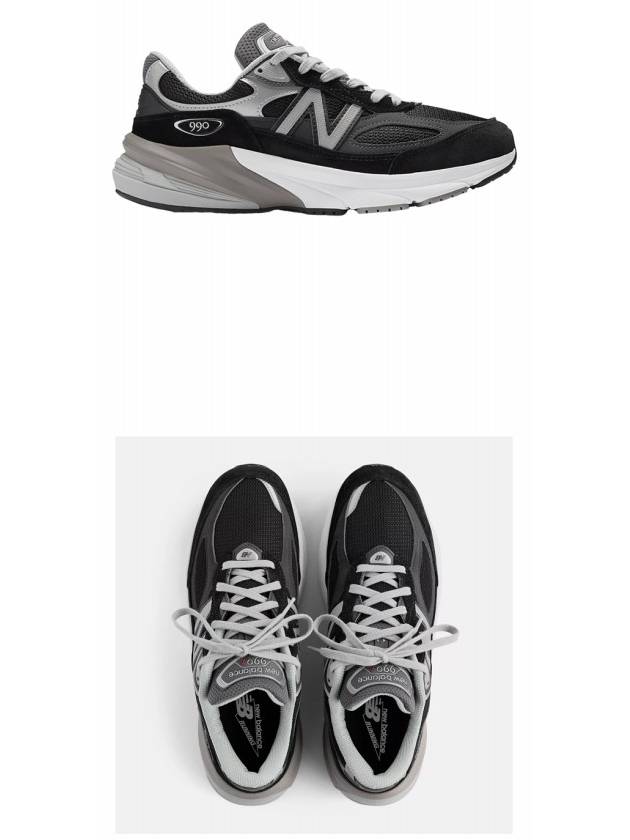 990 Low Top Sneakers Black Grey - NEW BALANCE - BALAAN 5