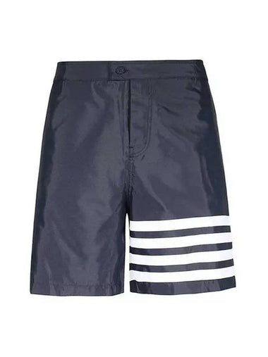 4 Bar Stripe Swim Shorts Navy - THOM BROWNE - BALAAN 1