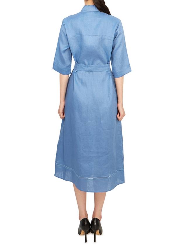 Nocino short sleeve long dress 16221028650 005 - MAX MARA - BALAAN 4