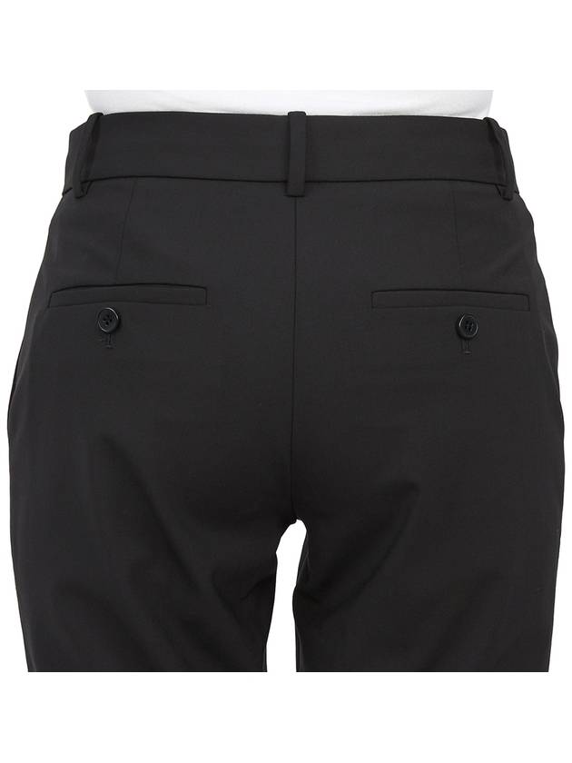 Trica Wool Straight Pants Black - THEORY - BALAAN 8