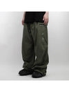 NINE BBD Hidden Good Logo Wide Cargo Pants Khaki - BLACKBLOND - BALAAN 2