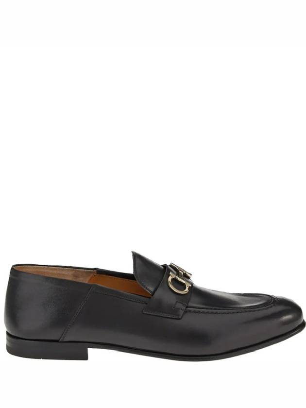 Gancini Ornament Loafer Black - SALVATORE FERRAGAMO - BALAAN 3