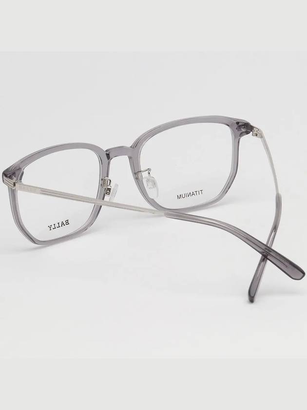 Titanium Glasses Frame BY5069H 020 Transparent Horned Frame Men Women Square - BALLY - BALAAN 4